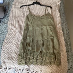 Sage green pretty fairy dress